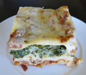 Traditional Canadian Lasagna: The one on the side of the Catelli's Box