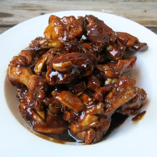 Sticky Sweet and Sour Chicken Wings made in the Thermomix Machine