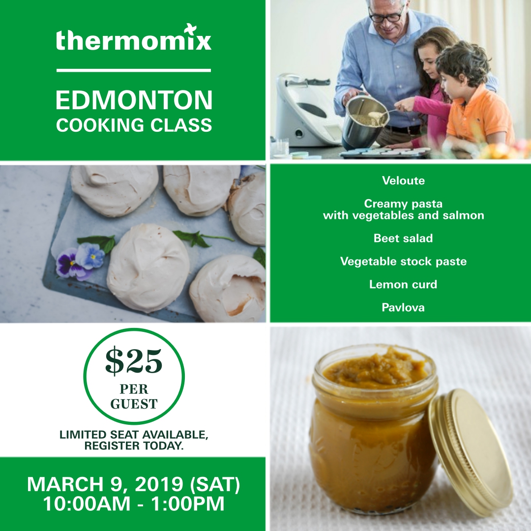 Thermomix Cooking Class March 2019